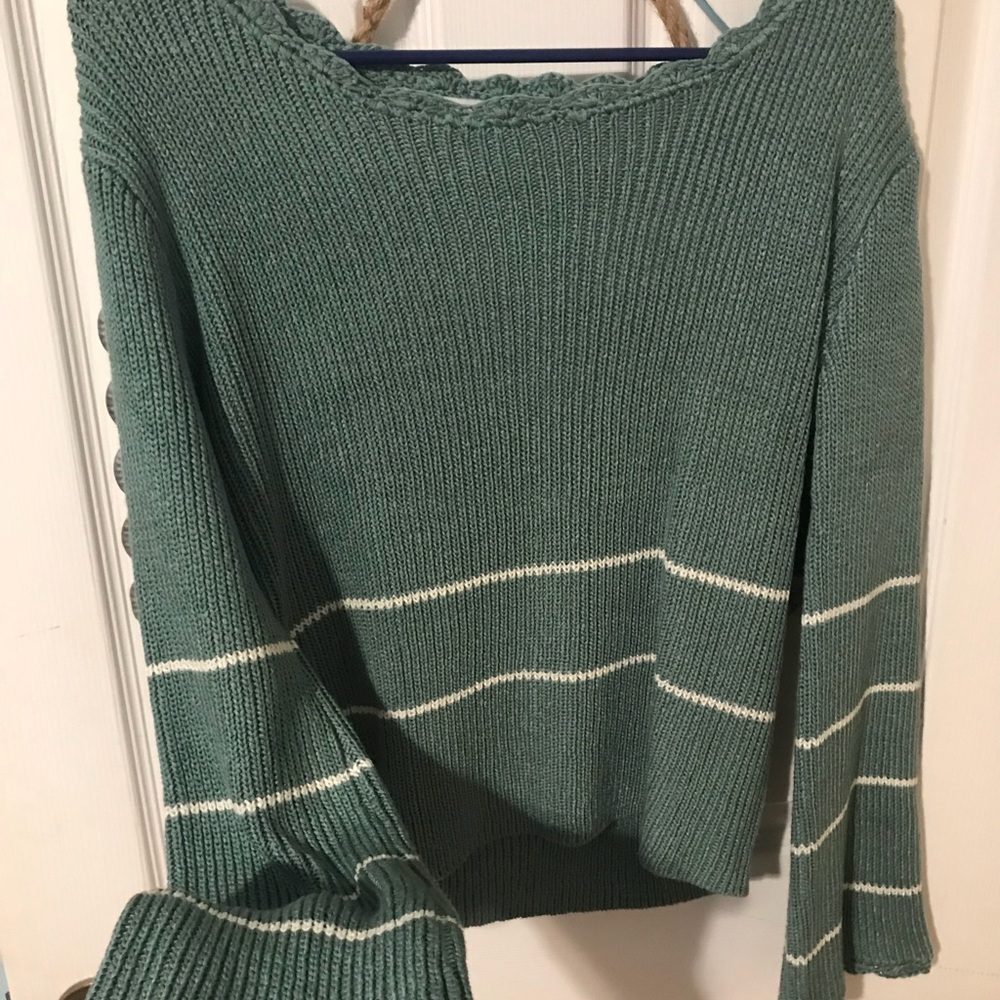 Green sweater